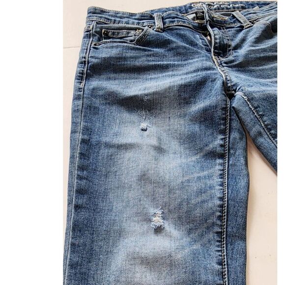 GAP Coupe Girlfriend Scuffed Skinny Jeans Sz 0 - Picture 7 of 9